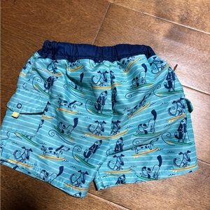 Mud pie swim trunks size 4-5 boys
